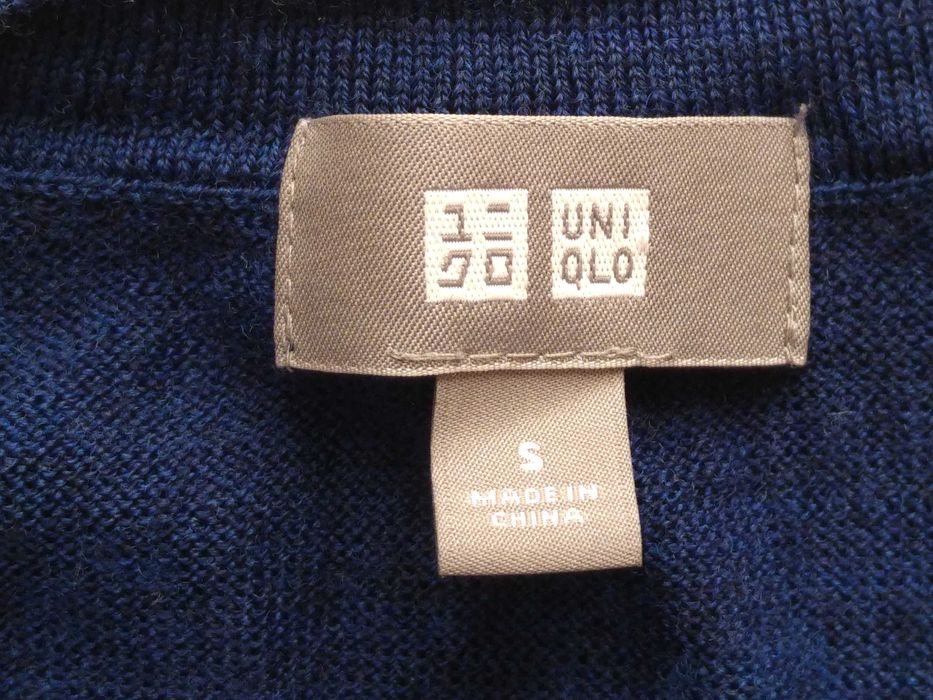 Sweter męski wełna UNIQLO
