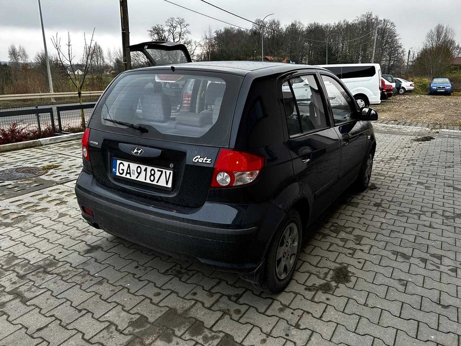 Hyundai Getz 1.1 benzyna 2004r / niski przebieg 113.540km / opłaty