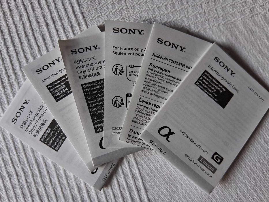 Objectiva Sony EPZ 18-105mm (Portes incluídos)