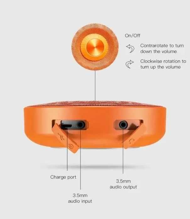Музична колонка Baseus (оригінал) (Доставка безкоштовна) бездротова Bluetooth