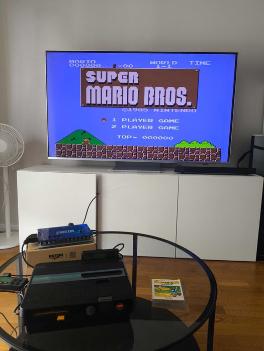 Baseball + Super Mario Bros Nintendo Famicom Disk System Nes Pegasus