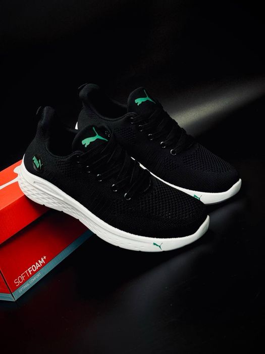 Мужские кросовки пума / черные мужськие красовки пума на лето / кросовки puma / акционная цена 993 грн / подошва SpEVA