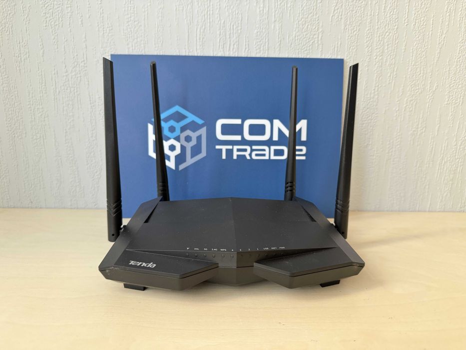 Tenda V12 Роутер 802.11ac 2.4 ГГц/5 ГГц 300 Мбіт/с