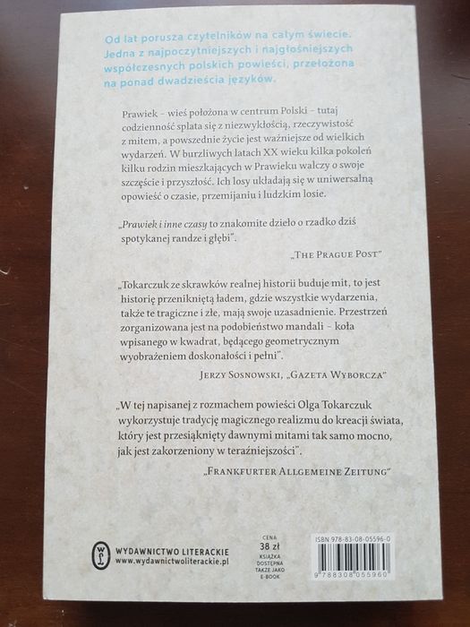 Książka Olgi Tokarczuk