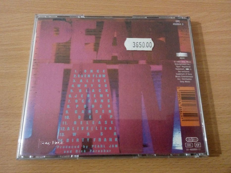 PEARL JAM - Ten ( 1991 )