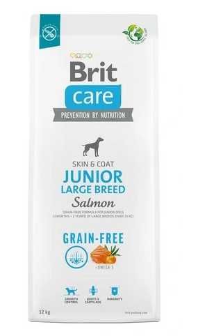 BRIT Care Grain-Free Junior Large Breed Salmon – karma dla psa 12 kg
