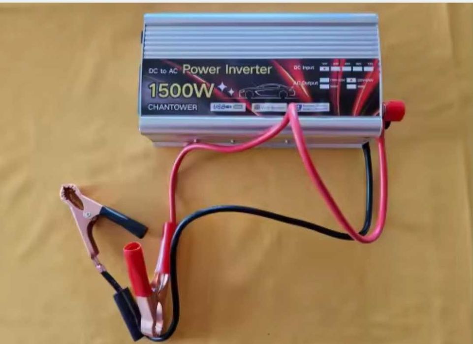 Falownik przetwornica 220V 230V 12V 1500W 500W ciągła off grid