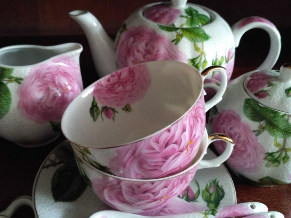 Чайный сервиз Bona Peony 15 предметов  BonaDi РОЗЫ Квіти Троянди