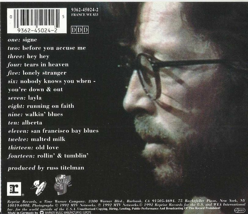 Eric Clapton - Unplugged64751218120450121
