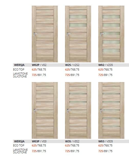 PROMOCJA! Drzwi rozwierane Pol-skone ARCO W02P, W2S, W02, W03P, W3S, W