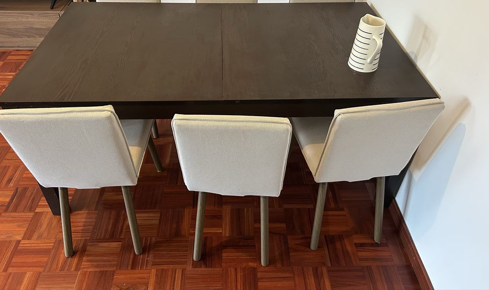 Mesa Jantar Extensível IKEA Bjursta