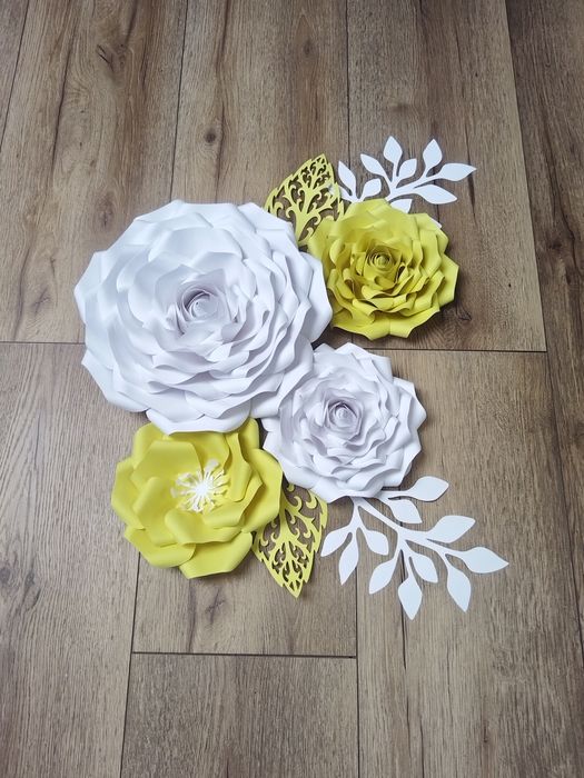 Kwiaty z papieru 3D