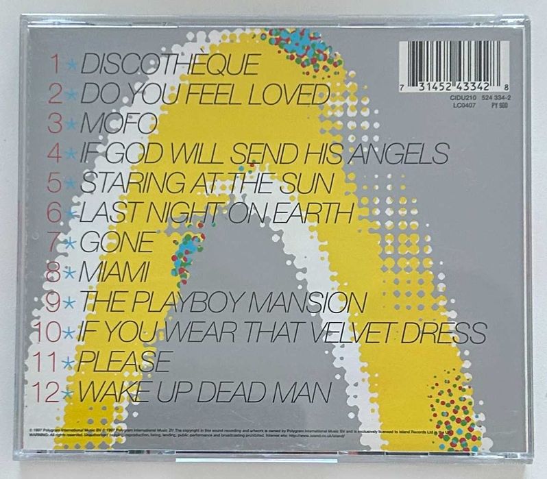 U2 - Pop - 1997 - CD64740473547393122
