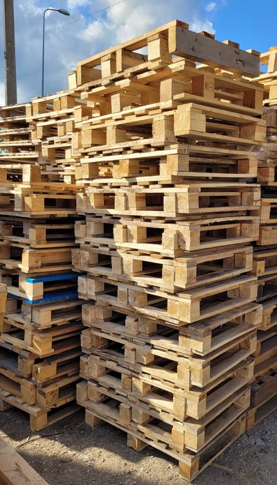 Półpalety połówki 80x60 cm używane