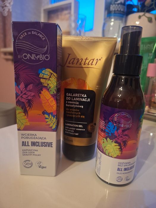 Zestaw do pielęgnacji włosów Jantar Onlybio