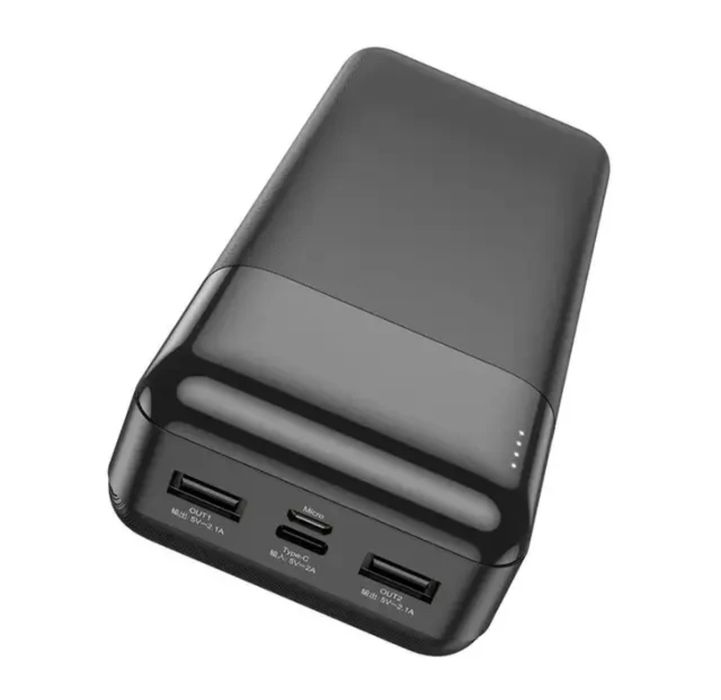 Зовнішній акумулятор Power Bank Hoco J72B 30000 mAh Black