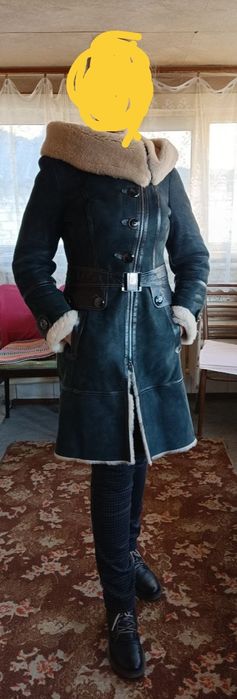 Дублёнка из натуральной кожи ДОСТАВКА БЕСПЛАТНО