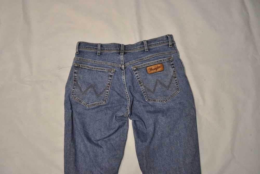 WRANGLER L 88cm 34/30 męskie spodnie jeansowe straight stretch texas s9v