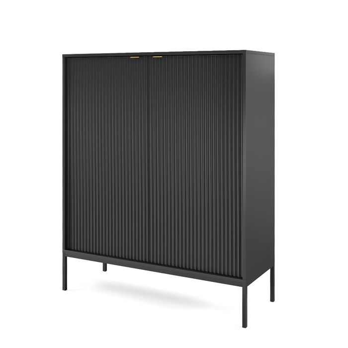Komoda K104 NOVA Meble Piaski czarna