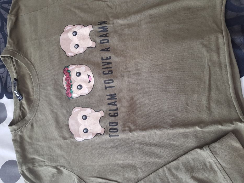 Bluzka khaki rozm. L