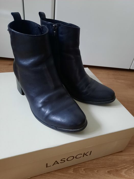 Botki damskie na obcasie, Lasocki, rozm 38