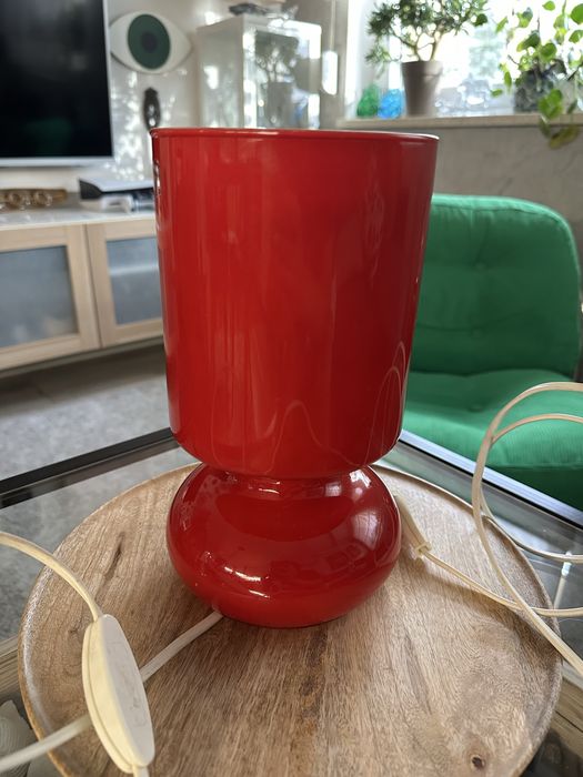 lampa stołowa IKEA Lykta czerwona