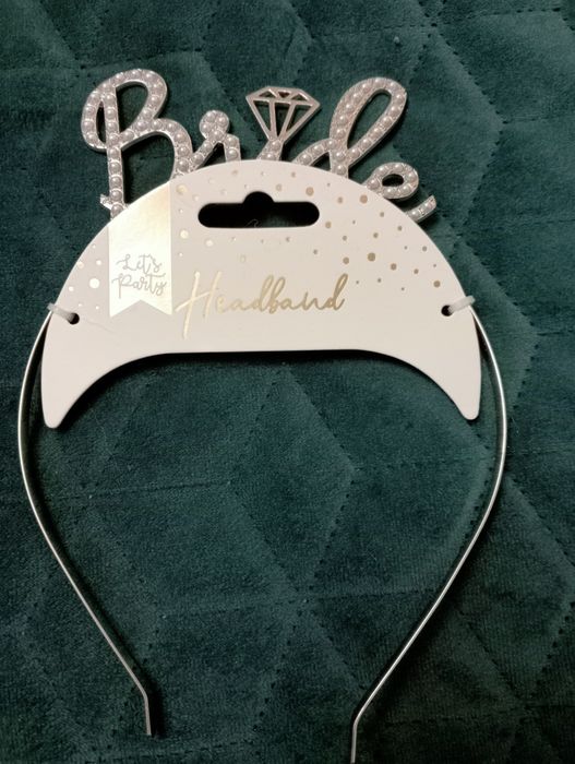 Обруч / Діадема "Bride" (Наречена) для Дівич-Вечора / Весільної Вечірк