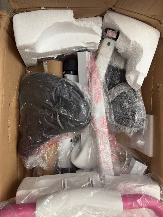 Rower treningowy mechaniczny pionowy Ultrasport F-Bike różowy