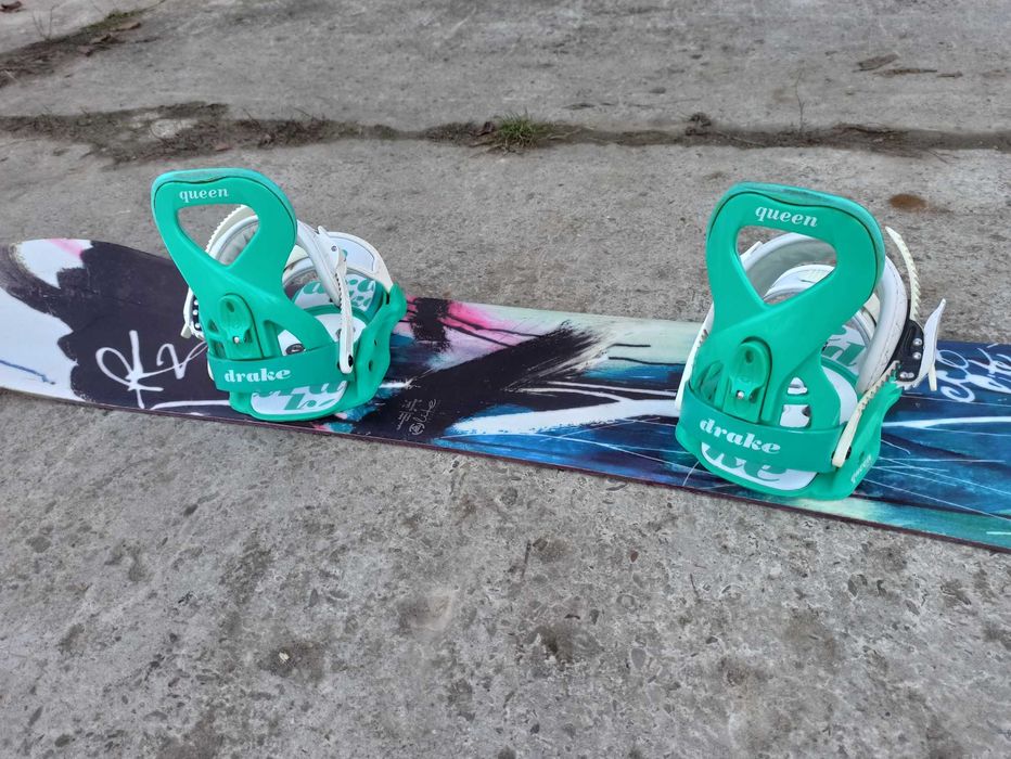 Damska deska snowboardowa snowboard K2 Lite Eco 145 cm +wiązania Drake
