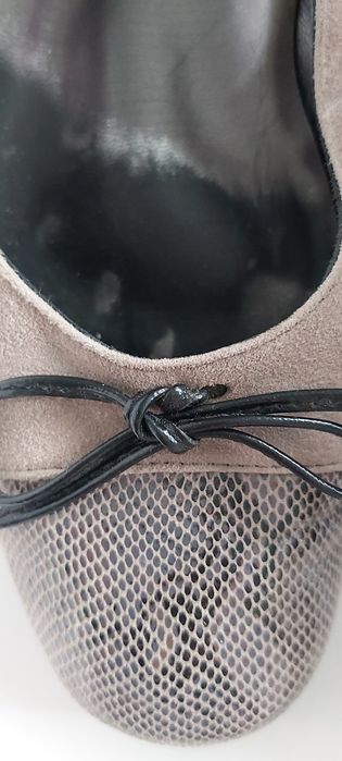 Czółenka 39,5 włoskie 40 skóra naturalna zdrowotne