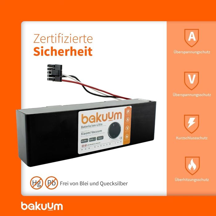 Akumulator 6200 mAh 14.4V do odkurzaczy Xiaomi Mop 2S / Mop P