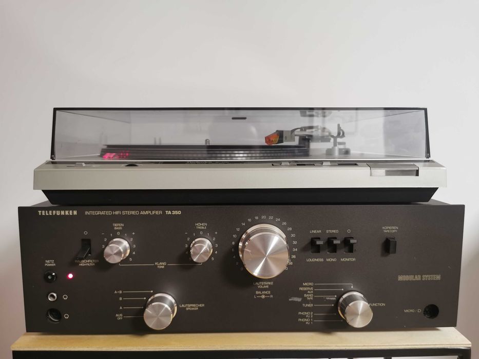 Gramofon Technics SL-D30 + Wzmacniacz Telefunken TA 350