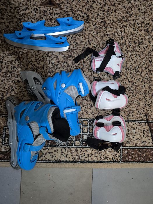 Детские ролики с салазками