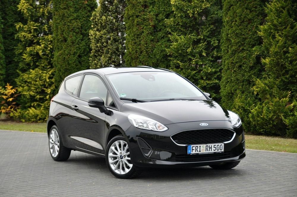 Ford Fiesta 1.1i(85KM)*Czarna*Klimatyzacja*Welur*I Właściciel*Alu 16"ASO Ford