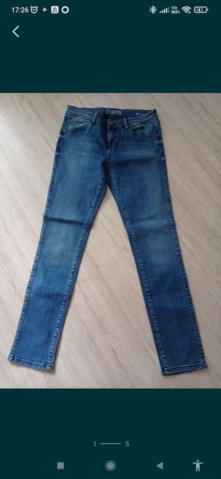 Jeansy damskie, rurki rozm. 36