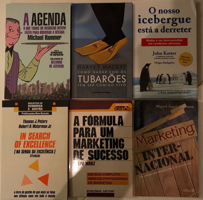 Livros de gestão e marca