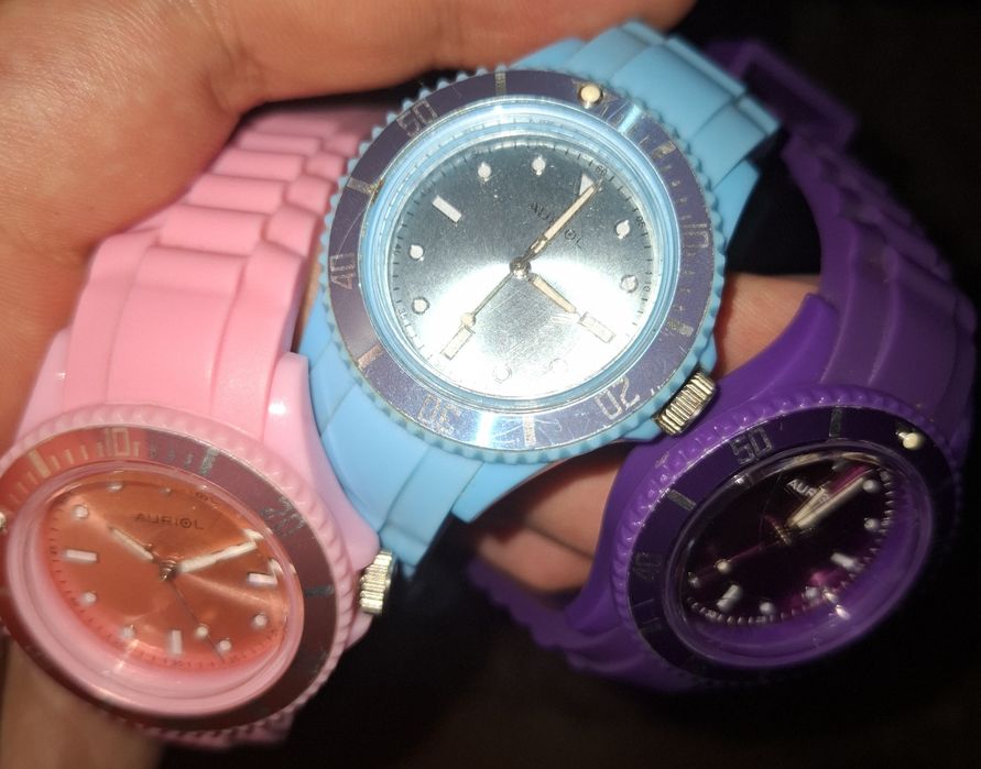 Relógios Auriol 3 unidades