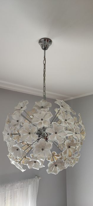 Lampa wisząca kwiaty