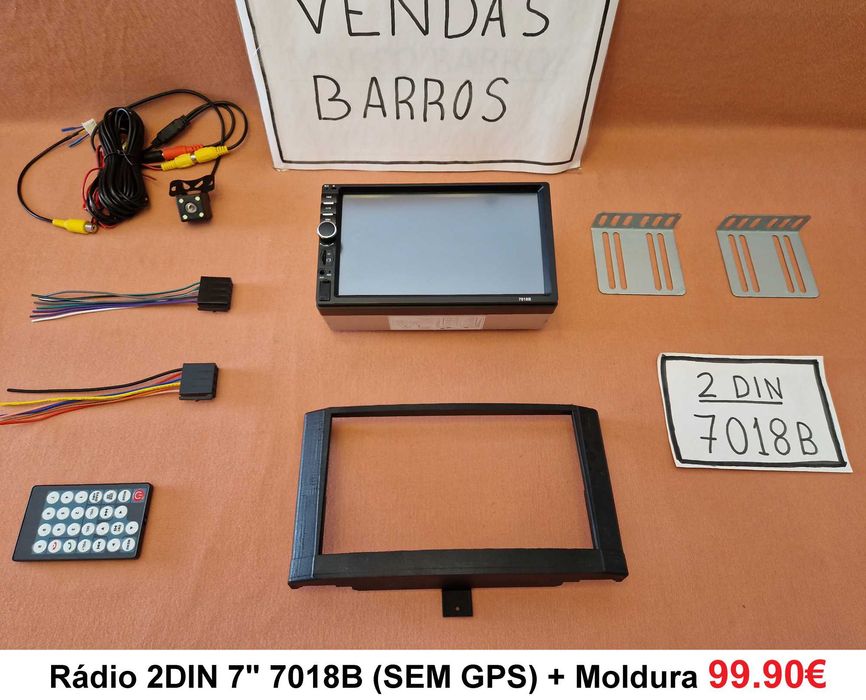(NOVO) Rádio 2DIN 7" • SMART ForTwo (450) • Android GPS 4+64GB