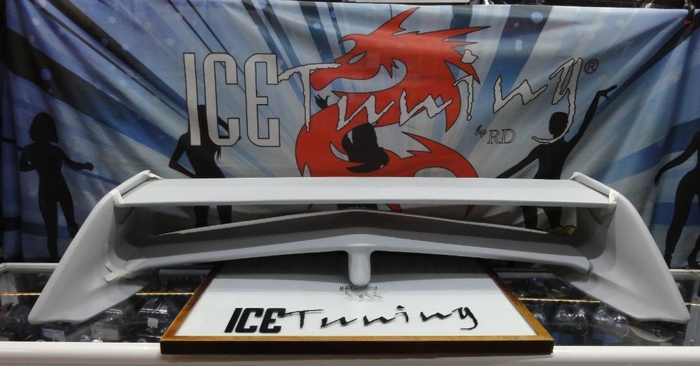 Aileron / lip / spoiler traseiro Universal Tipo Mitsubishi Lancer Evoluition 6