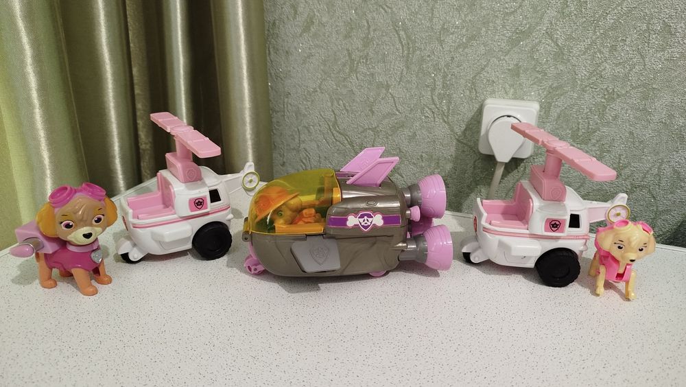 Скай с музыкальными машинами Щенячий патруль
