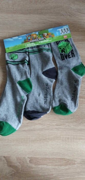 Skarpetki Minecraft 35-38 3-pak