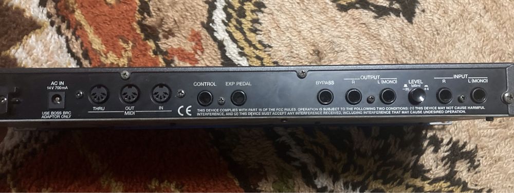 Processador de efeitos de estudio Boss SX-700