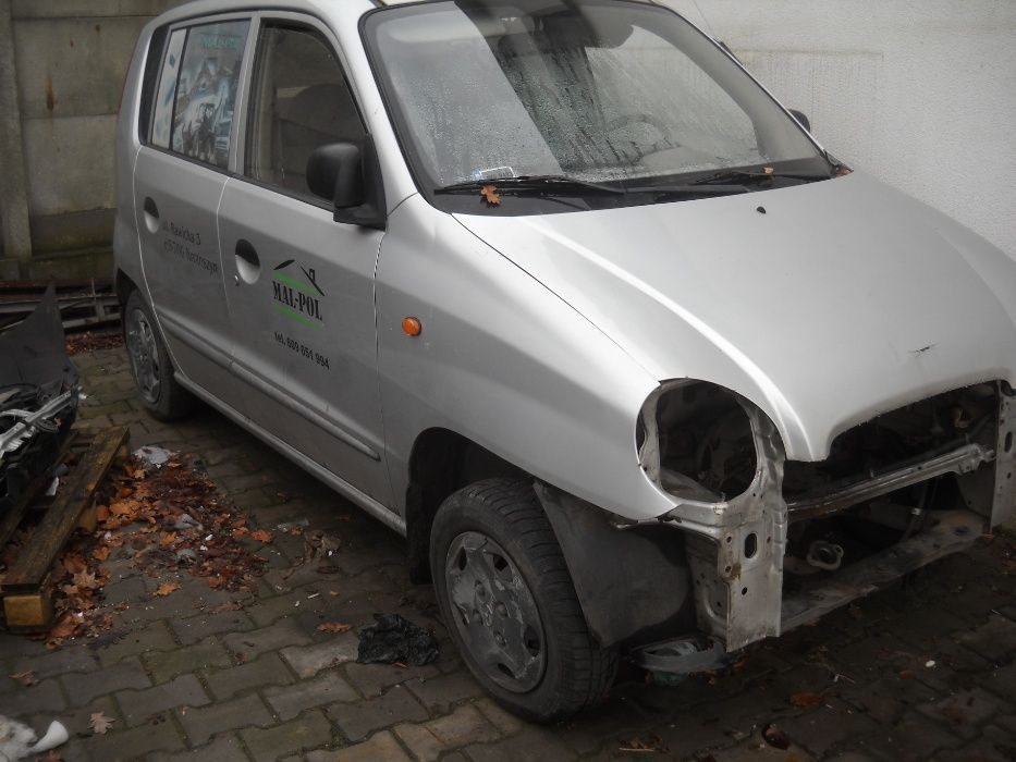 Hyundai atos przeznaczony na części kolor srebrny