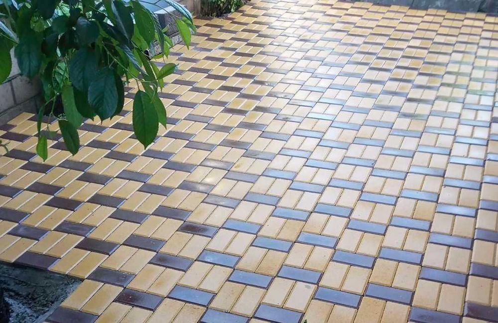 Укладка тротуарной плитки под ключ! бордюри, дорожки, камень, дизайн