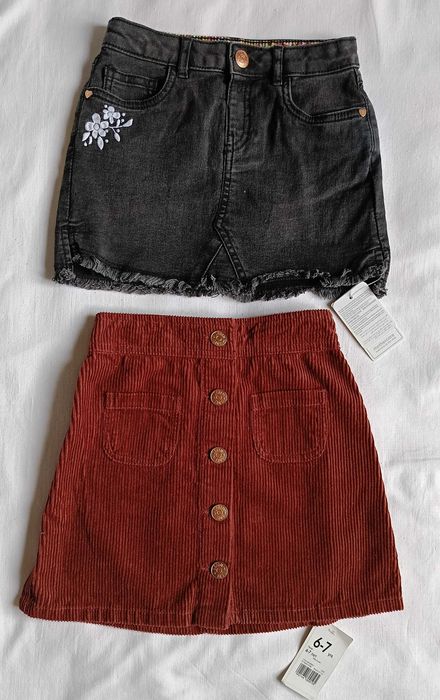 Юбка новая джинсовая Mothercare 110-116 нова вельветова спідниця 122