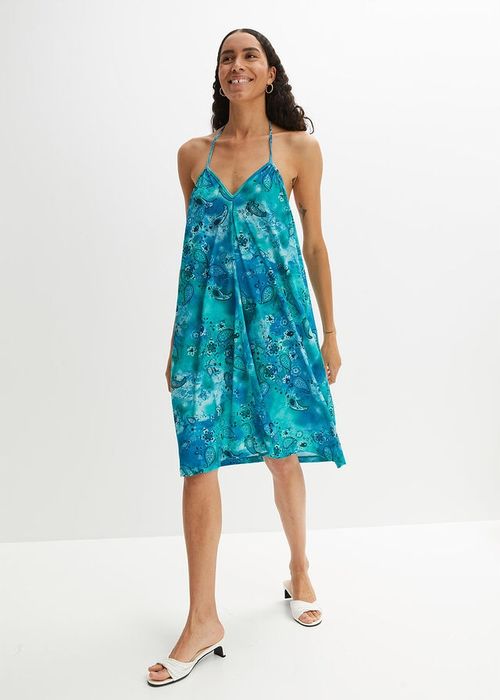 B.P.C sukienka z dekoltem halter we wzory 44/46.