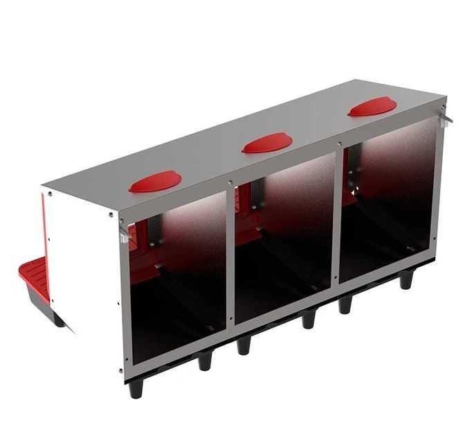 Gniazdo dla kur niosek automatyczne dwupoziomowe na nóżkach 6stanowisk