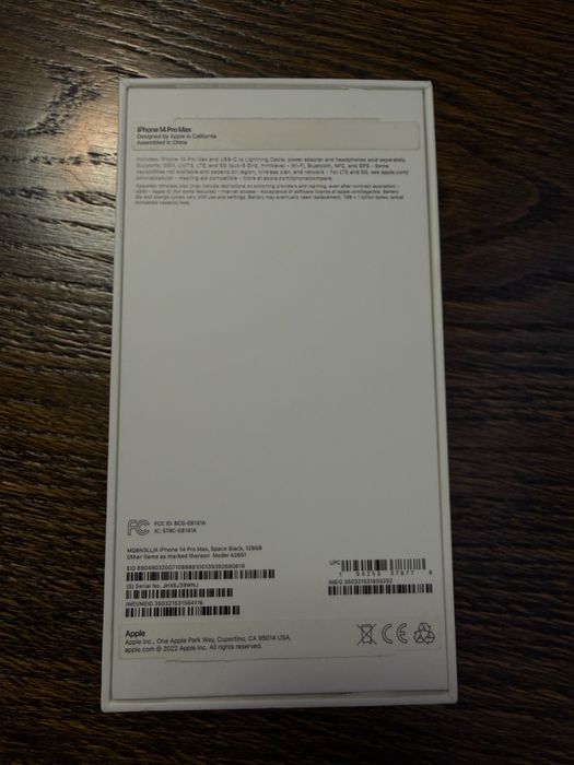 iPhone 14 Pro Max, Space Black, 128GB, eSIM