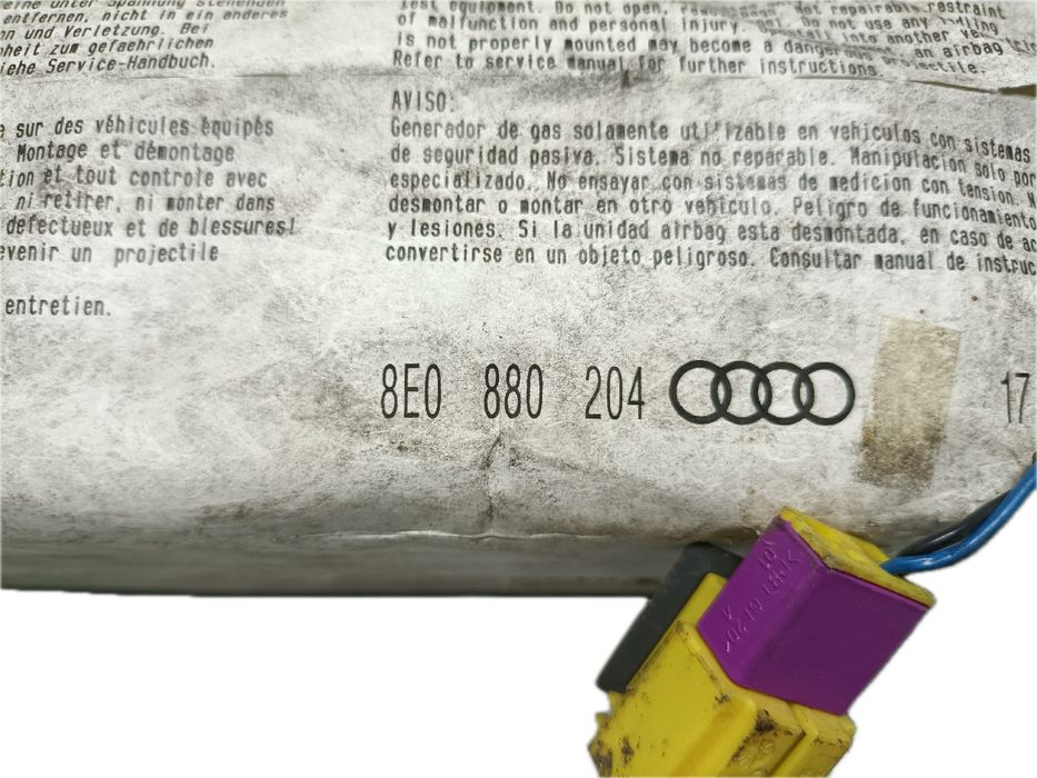 Airbag passageiro AUDI A4 (8E2, B6)